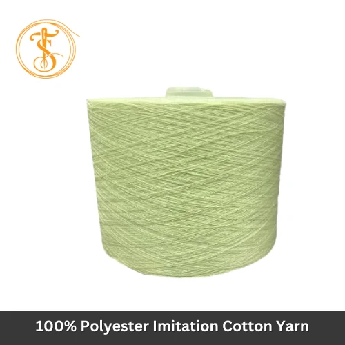 100% Polyester Imitation Cotton Yarn